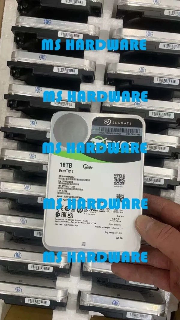 291070b0-0d27-4108-88b8-010b96e3e632 Seagate Exos 18TB X18 7200RPM, 3.5-inch, 7.2K RPM SATA 12Gb/s